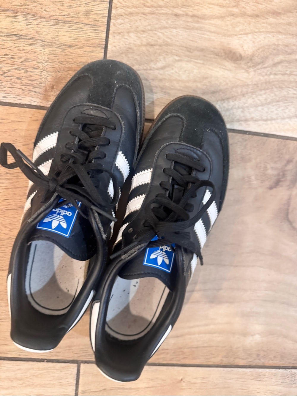 Adidas Black & White Boys Sneakers